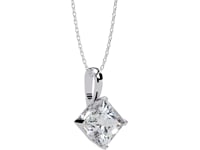 Kendra – Princess-Cut Solitaire Pendant