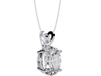 Erica – Oval-Cut Solitaire Diamond Pendant