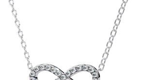 Imani – Round Diamond Infinity Pendant