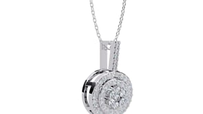 Neha – Illusion Cluster Double Halo Pendant