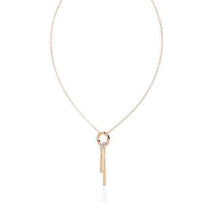 Sonia – Diamond Cascade Circle Pendant