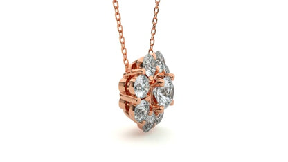Melanie- Diamond Cluster Pendant