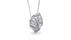 Melanie- Diamond Cluster Pendant