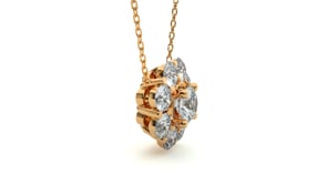 Melanie- Diamond Cluster Pendant