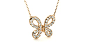 Chrysalis – Diamond Butterfly Pendant