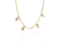 Laleh – Lab Diamond Oval-Cut Diamond Floating Necklace