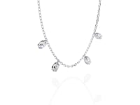 Laleh – Lab Diamond Oval-Cut Diamond Floating Necklace