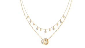 Miranda - Diamond Double Chain Necklace
