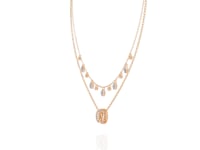 Miranda - Diamond Double Chain Necklace