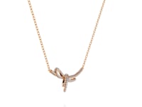 Rakel - Diamond Bow Necklace