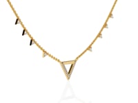 Tria - Diamond Pavé Geometric Necklace