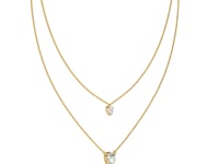Xarina - Double Pear Diamond Necklace