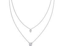Xarina - Double Pear Diamond Necklace